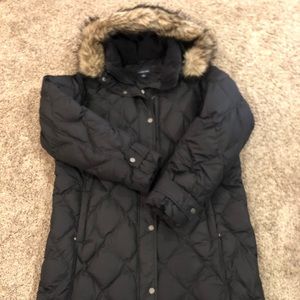 Land’s End coat 1X black